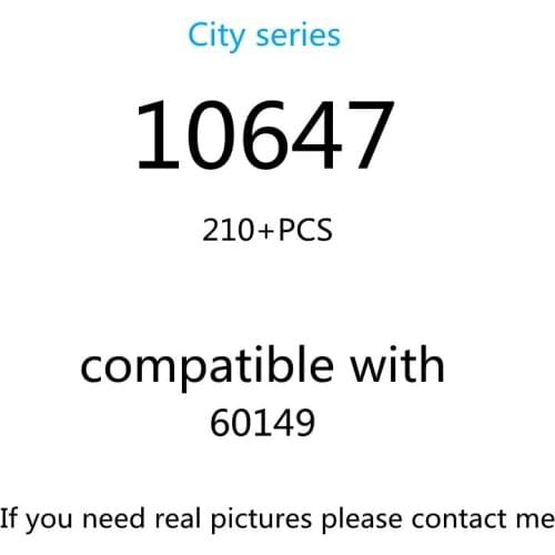 210PCS 10647 Building Block Toy City Series 60149 Assembled Building Block Childrens Toy Gifts