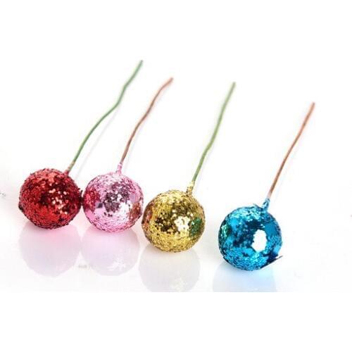 50pcs Berry Artificial Flower DIY Christmas Garland Wreath Accessories Fake Plant Wedding Flowers Home Party Decoration