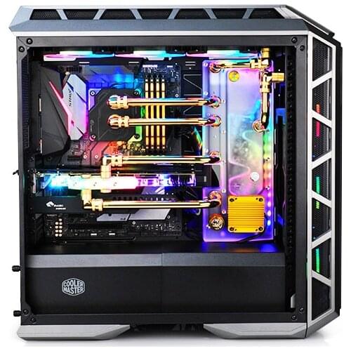 BYKSKI Acrylic Watercooling Distro Plate for Cooler Master H500P, H500M Computer Case Watercooler, RGV-CM-H500P-P cooler