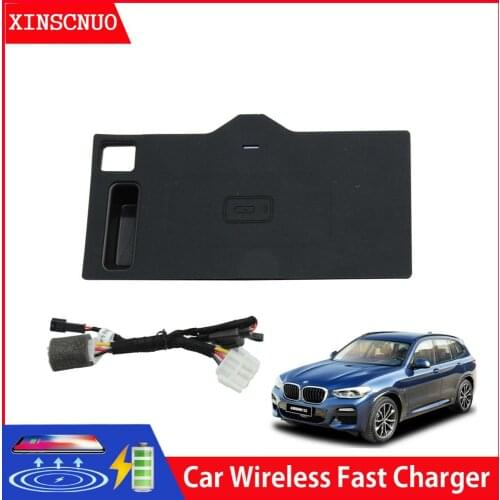 Car Accessories For BMW X3/X3M G01/G08 2018-2019 wireless charger for car Fast Charging Module Wireless Onboard Car Charging Pad