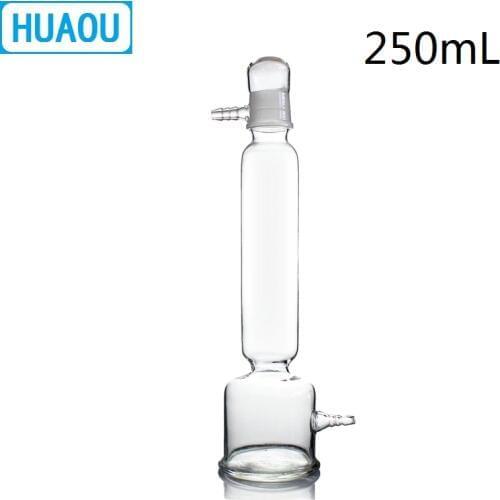 HUAOU 250mL Gas Drying Tower Clear Glass Laboratory Drying Equipment