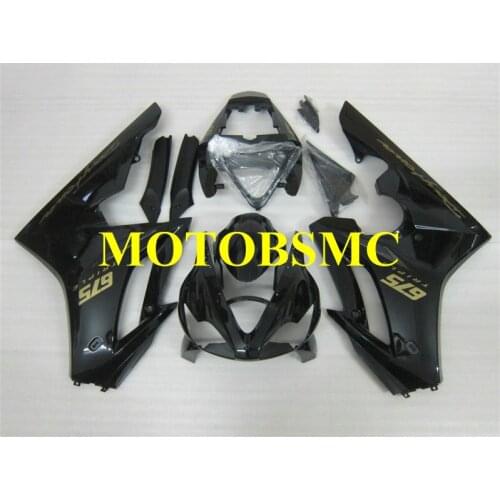 Injection Mold Fairing kit for Triumph Daytona 675 06 07 08 DAYTONA675 2006 2007 2008 Top Gloss black Fairings set+Gifts DA11