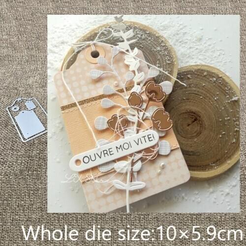 New Design Craft Metal stencil Cutting Dies lable tags decoration scrapbook die cuts Album Paper Card Craft Embossing