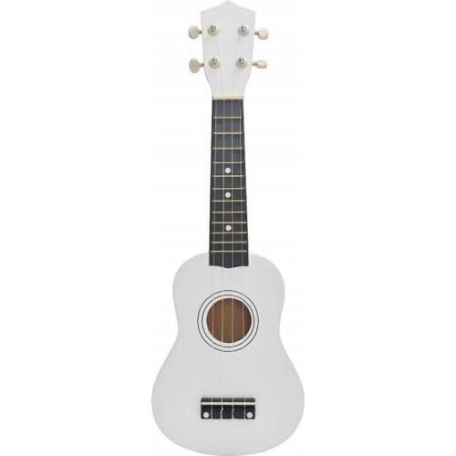 Mini 21 Inch Soprano Ukulele 12 Frets Instrument Wood Guitar Musical Ukulele Hawaiian Style Guitar for Kids Birthday