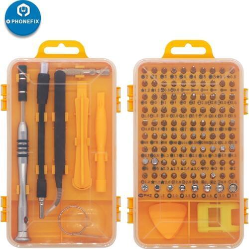 PHONEFIX 108 in 1 Screwdriver Set Repair Tools Kit Multi-function Digital Electronic Device Laptop Phone Repair Tools Kit