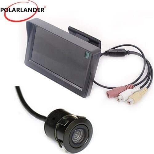 New arrival 4.3 inch Color TFT LCD Mini Car Rear View For DVD VCD Rear View Reverse Camera