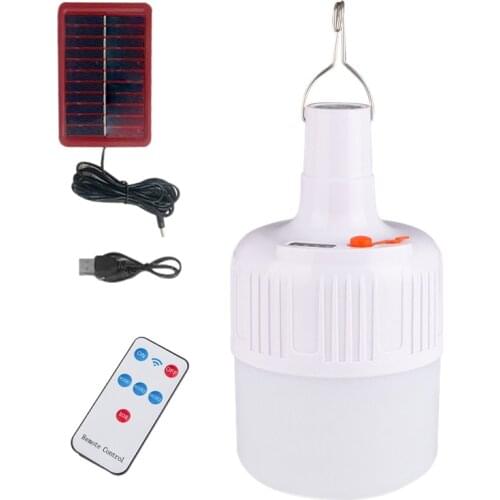 Camping Lights LED Solar Charging Remote Control Mobile Lighting Outdoor Camping Night Market Stall Lights