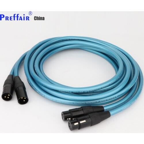 Pair HiFi Cardas XLR male to Balanced Female plug Audio Cable Cardas Cross Audio Amplifier CD DVD player XLR interconnect cable