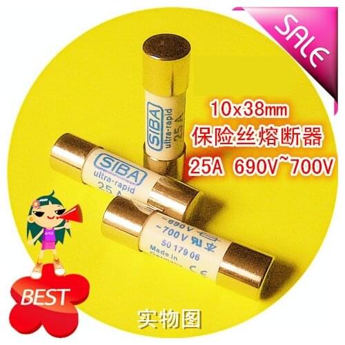Fuse Tube 25A 690V 700V 10x38mm 5017906 High Quality Fuse
