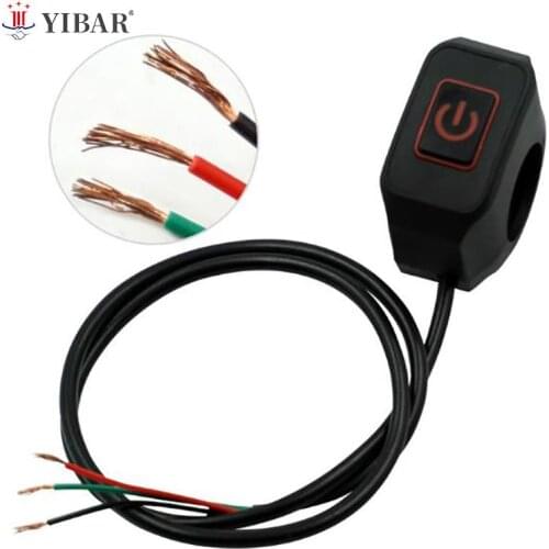 22mm 7/8'' Motorcycle Handlebar Switch Momentry Buttton For Electric Star Kill