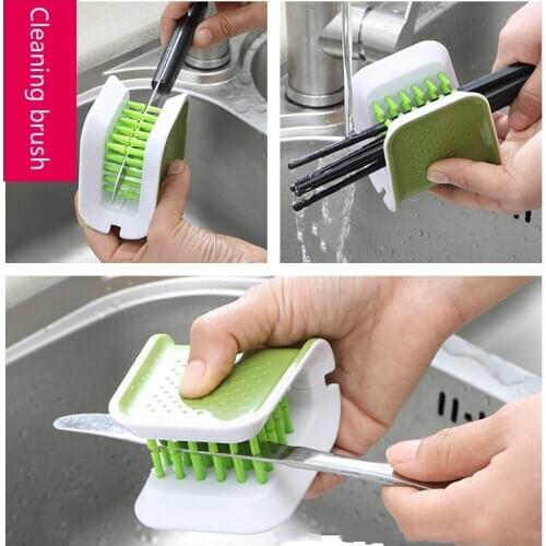 Brush Cleaning Brush Knife Chopsticks Knife and Fork Cleaning Brush Household Goods Cleaning Brush Small Brush