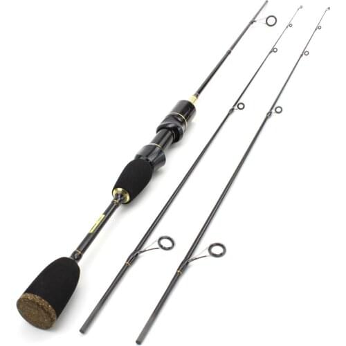 High Quality 1.68m spinning Casting Fishing Rod lure rod 2 Tips UL/L power 8-30g Lure Weight 2-5g line wt 3-6Ibs Free shipping