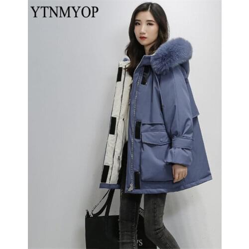 YTNMYOP Women's Parkas With Fur