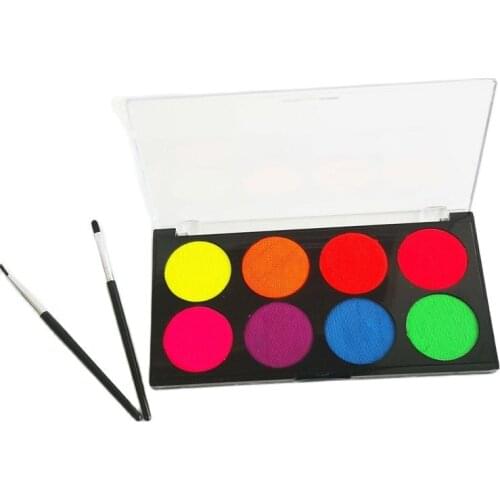 80g Body Art Face Paint Makeup And Fluorescent Finish Glinting Under Ultraviolet Light Stage Performance, Festival Party Ent