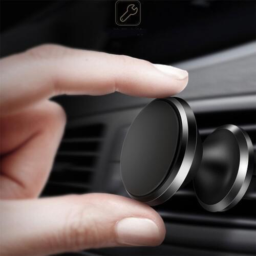 Car Phone Holder Truck Bracket Magnetic, GPS Holder Adjustable 360 Degree Rotation from Dashboard Universal Car Mount