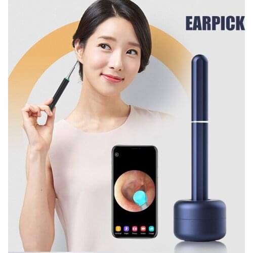 Ear Wax Removal Endoscope Wireless Smart Ear Wax Pick Cleaning Tool with Built-in Camera Compatible with IOS & Android Health99