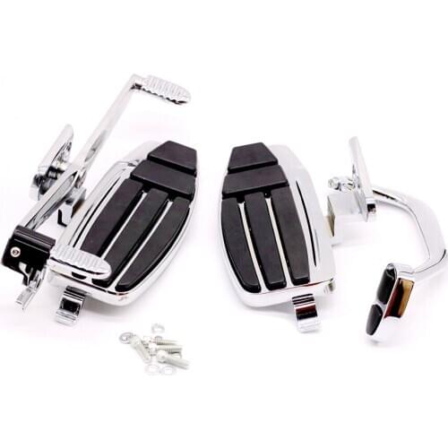 Motorcycle Driver Footboard Floorboard Moto Front Foot Rest case for Honda Valkyrie 2014-2016 Goldwing GL1800 F6B 2001-2015