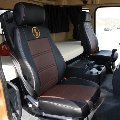 Single Van Seat Cover Special for Heavy Truck SHACMAN X3000 Pu Imitation leather Lorry Interior Accessories Four Seasons