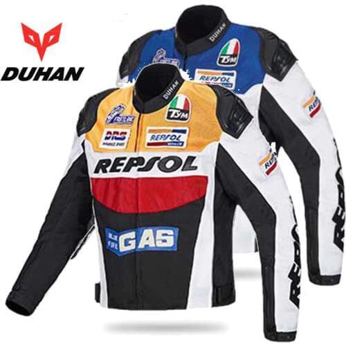 2017 Autumn DUHAN cross-country REPSOL motorcycle riding jacket men motorbike jackets personality sports motor clothes of oxford