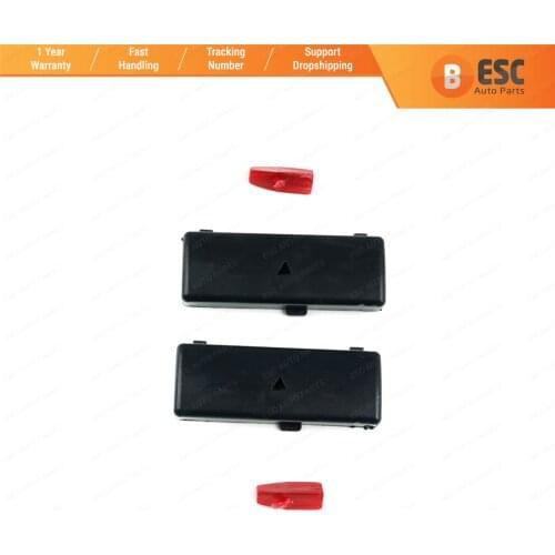 ESC EDP88-5 2 Pieces Heater Climate Control Air Conditioning Switch Button Cover #5 For BMW 5 Series