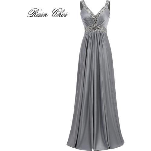 Elegant Prom Party Dresses Floor Length A line Long Formal Evening Dresses