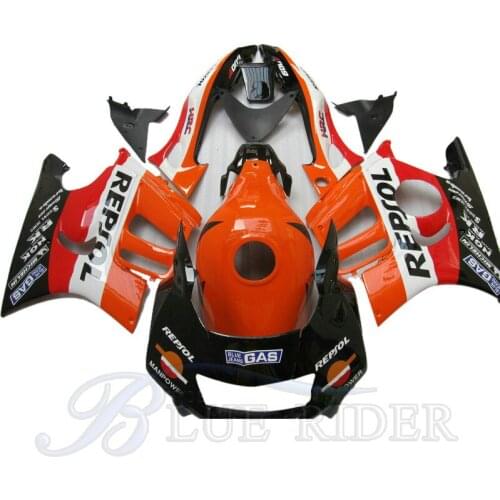 Motorcycle Fairing Kit For HONDA CBR 600 F3 1995 1996 Fairings Parts CBR600F 95 96 Full Bodyworks REPSOL + Tank Cover Blue Ride