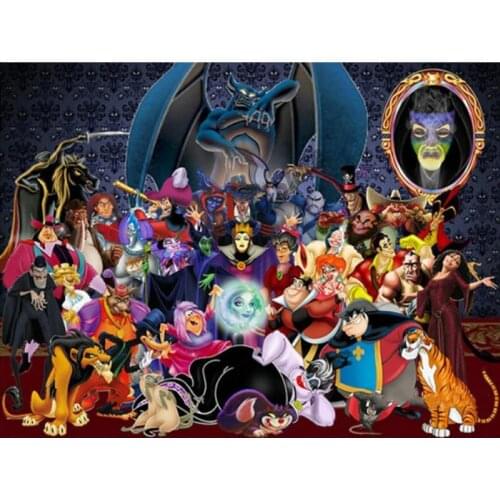 5D Diy Diamond Painting Disney Diamond Embroidery Full Square/Round Cartoon People Cross Stitch Kits Mosaic Picture Home Decor