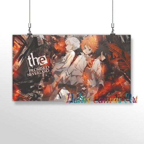 Anime The Promised Neverland Poster Pictures Home Decoration Paintings Canvas HD Prints Wall Art Modular Living Room Framed