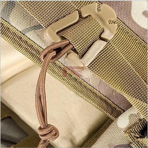 20pcs plastic buckle 1 inch webbing finishing fixed buckle cord holder storage webbing clip for the backpack baggage travel bag