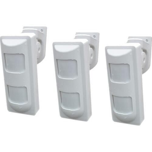 3pcs/Lot Wired Dual PIR+Microwave Motion Sensor Pet immune Infrared Motion Detector Outdoor PIR Sensor work with all Alarm Panel