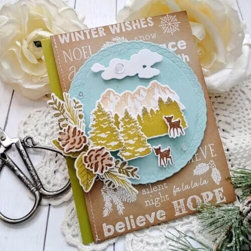 Warm Winter Wishes Transparent Silicone Clear Stamp For Scrapbooking DIY Craft Decoration Soft Stamp Photo Album Making