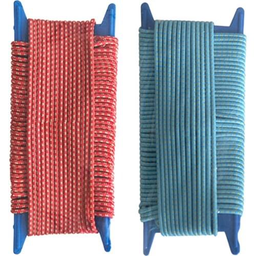 20M Tent Pole Elastic Shock Cord Corner Connectors Accessories Attachments Fittings Connecting Band High-strength Storage Rope