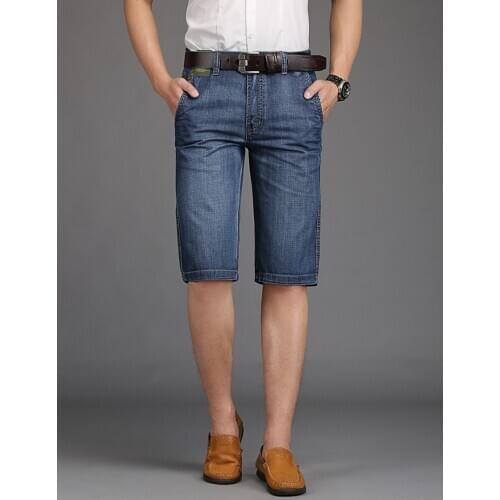 2021 New Cargo Shorts Men Cotton Polyester Solid Straight Pockets Mens Denim Shorts Casual Big Size Fashion personality