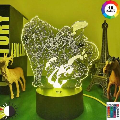 Led Light Manga Slime Isekai Ranga X Rimuru Tempest for Kids Bedroom Decor That Time I Got Reincarnated As A Slime Anime 3d Lamp