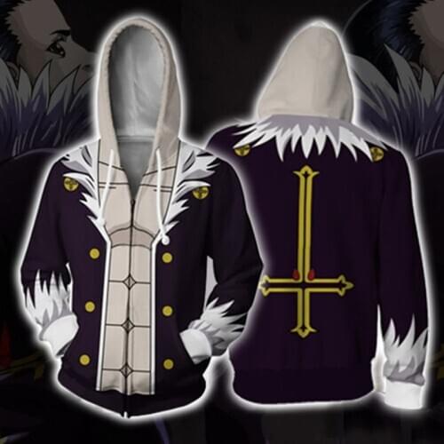 Kulolo lushilufelu HUNTER Cosplay Hoodies Gon Freecss Costume Hisoka Hooded Zip Jacket Adult Halloween Coats