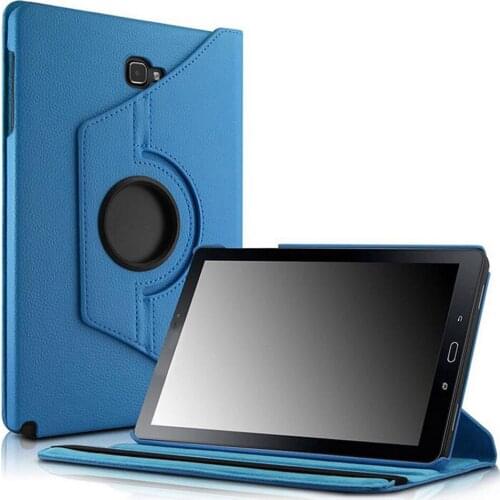 Smart Wake-Sleep Case For Samsung Galaxy Tab A6 with S Pen 10.1" 2016 SM-P580 P585 Tablet 360 Rotate Stand Flip PU Leather Cover