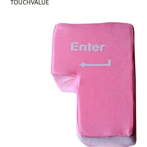 USB Enter Key Super Big Depression Key Nap Pillow Return Button For Laptops PC USB Gadgets Accessories Pink Blue Black