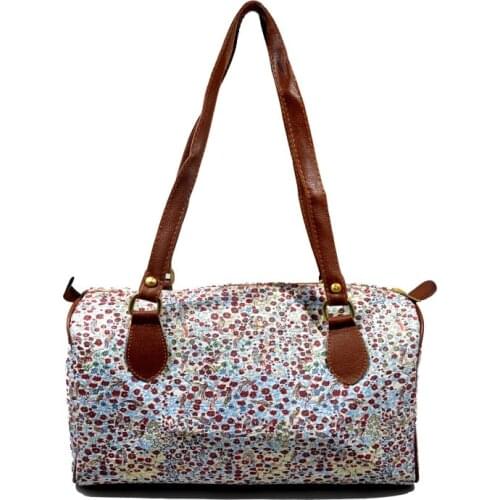 Patterned Weaving Lady, Top Handle, Shoulder Bag