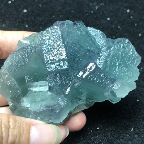 188g natural blue-green fluorite mineral ring vein healing teaching specimen stone decoration collection ornaments