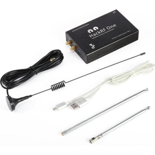 2019 HackRF One usb platform SDR Software Defined Radio 1MHz to 6GHz demo board+TCXO +Metal case + Antena