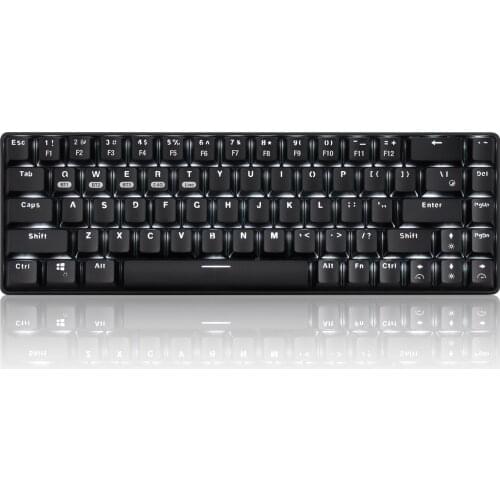 68-Key Wireless Bluetooth Mechanical Keyboard Can Be Used For Mobile, Tablet, Laptop, Desktop Computer Office