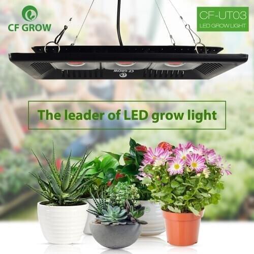 COB LED Grow Light Full Spectrum Ultra-Thin Waterproof IP67 Flowers Growing Lamp for Vegetables and Bloom Indoor Outdoor Plant