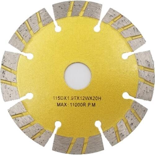 DB41 Factory Supplier High Quality Fast Cutting Disk 4.5 Inch D115mm Sintered Cutting Wheel Turbo Blades for Stone Tiles 10PCS