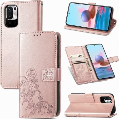 For Redmi Note 10 5G Case For Redmi Note 10T 10 5G Cover PU Leather Wallet Purse Protective Phone Bumper For Redmi Note 10 5G