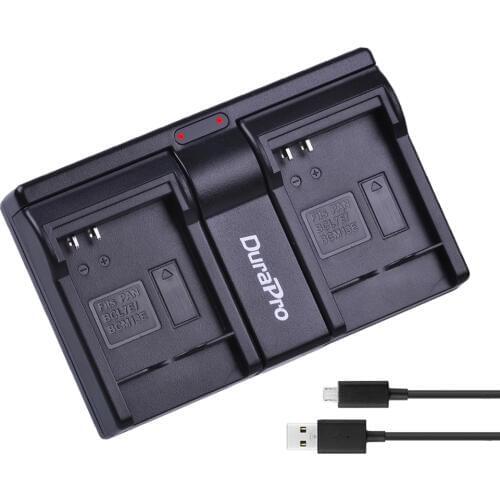DuraPro 1PC USB Dual Charger for Panasonic DMW-BCM13 DMW BCM13 DMW-BCM13PP Lumix ZS27 ZS30 ZS35 DMC-ZS40/ZS50 FT5 LZ40 TZ41 TZ55