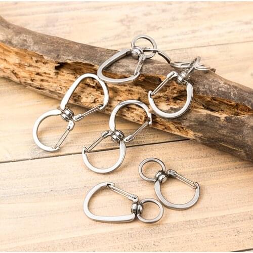 Double Head Rotating Keychain