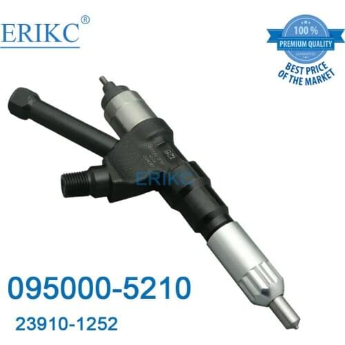 Erikc 5210 Auto Car Fuel System Crdi Injector 095000-5210 Diesel Engine Part Injection Common Rail 0950005210 for Hino P11c