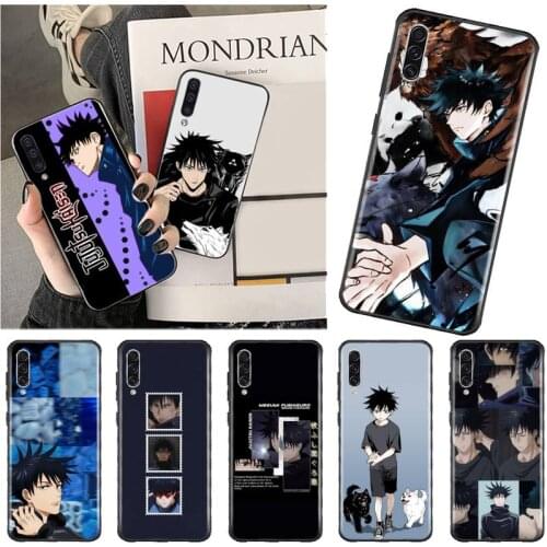 Fushiguro Megumi jujutsu kaisen anime Phone Case for samsung galaxy a 51 52 71 50 12 72 21s 70 40 20e 31 30s 32 5G soft funda