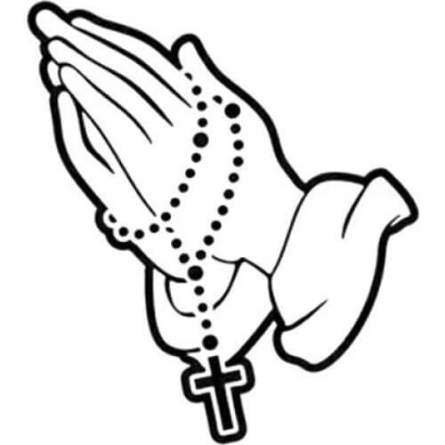 Christian prayer Car Sticker religion Decal Rear Windshield Rood Decor Waterproof AL441