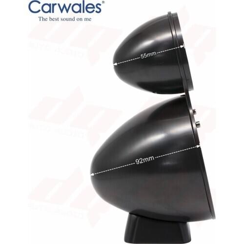 Car Modification 3 Way 3.5-inch Mid-range Tweeter Combination Speaker Speaker Box Speaker Bracket Tweeter Three-way Frequency